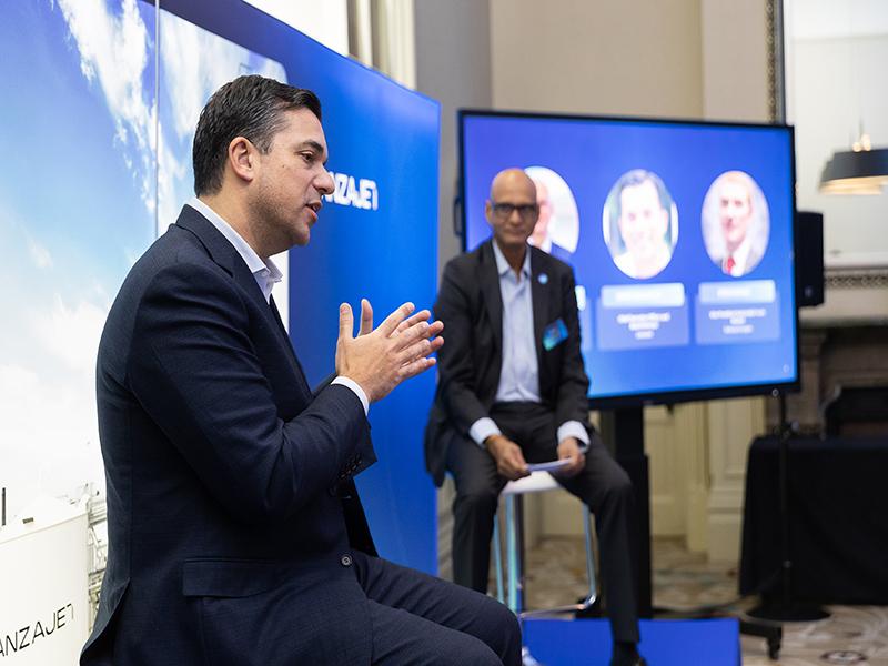 Breakout session – SAF, with Bhaskar Patel SVP Sustainable Fuels, Chemicals and Circularity, Jimmy Samartzis LanzaJet CEO and Steve Moran VP Sustainable Fuels Market