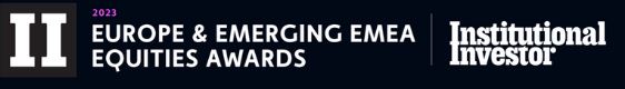 Institutional Investor 2023 Europe and Emerging EMEA Equity Awards